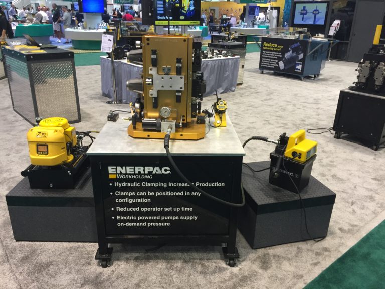 Enerpac Previews New Swing Cylinder Clamp Arm Technology at IMTS 2018